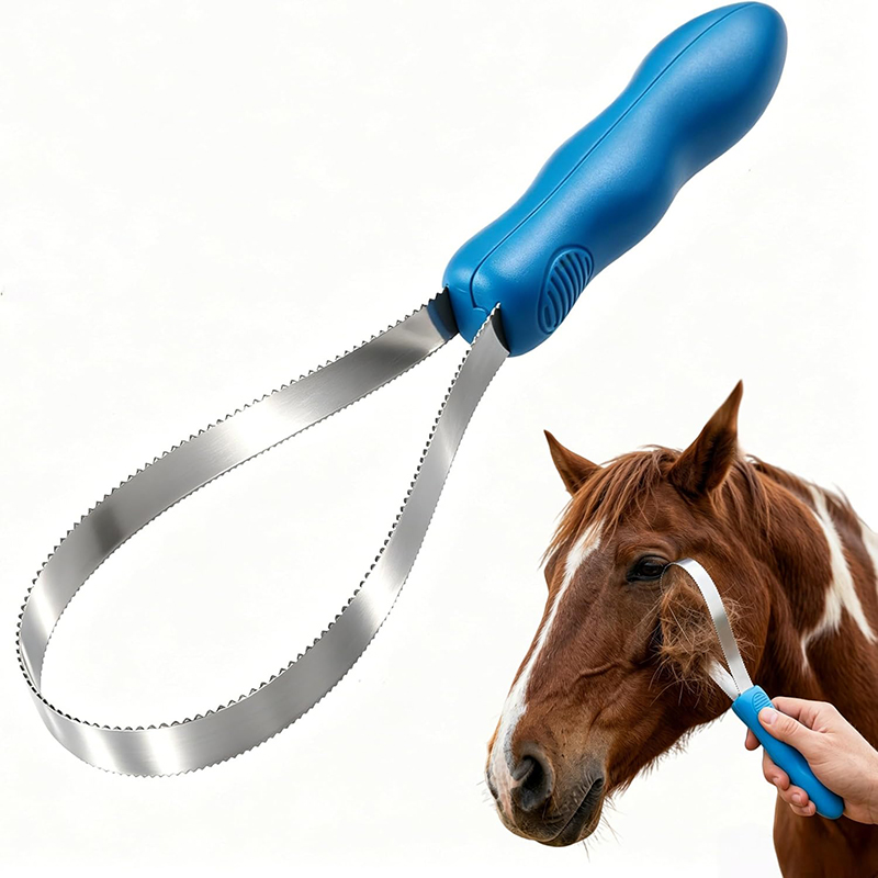 Grooming Kit Horse - Raspador de Sudor Ajustable para Mascotas,