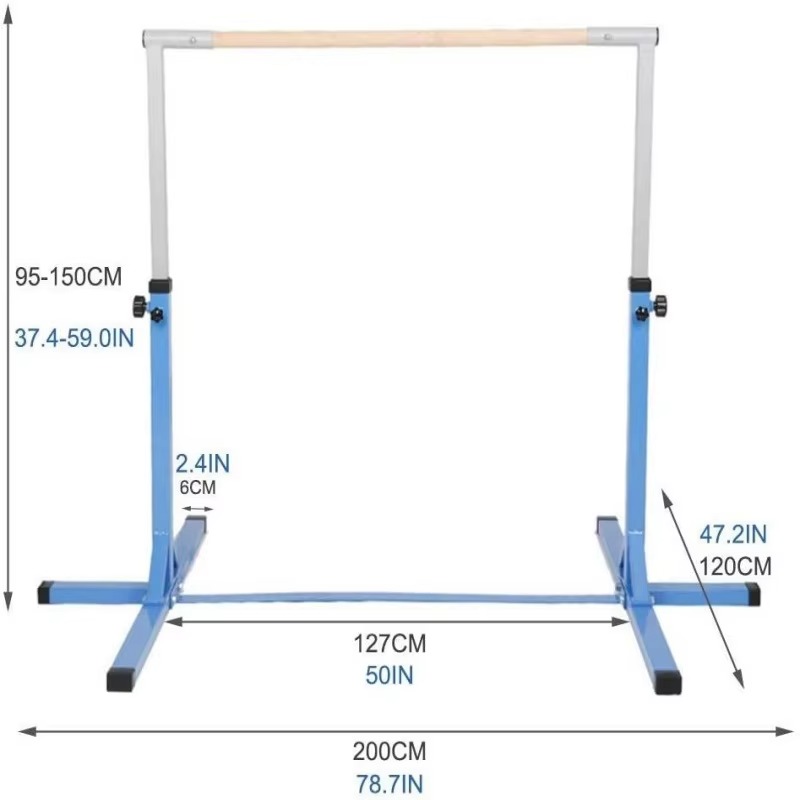 Gymnastic Bar Home - Barra horizontal de gimnasia para jóvenes,
