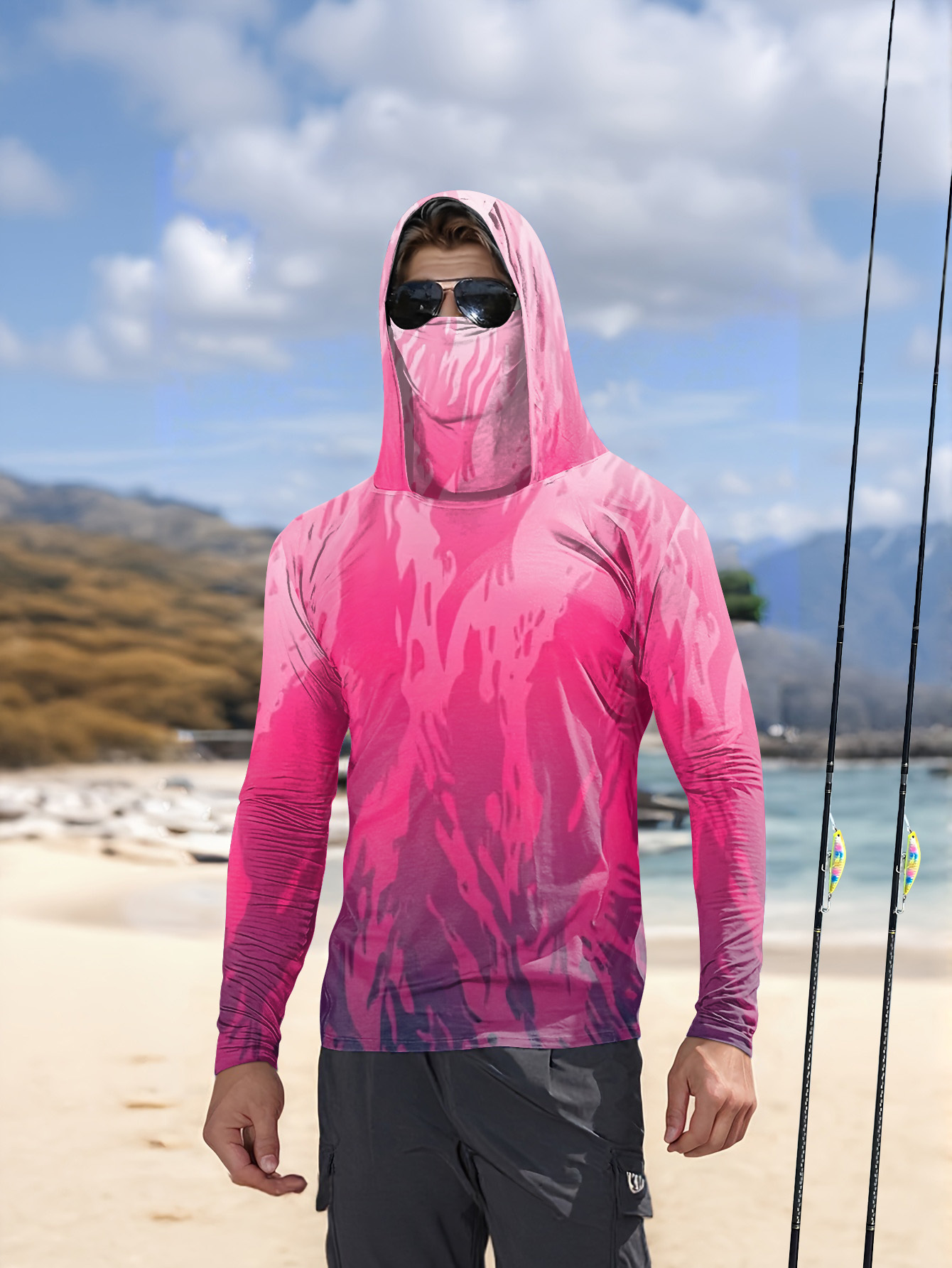Camisa de Manga Larga para Hom - Outdoor Sports Leisure reseña y precio