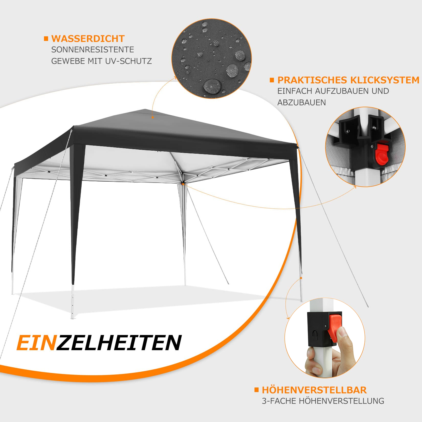 Carpa Plegable de 10x10 Pies,  - Outdoor Sports Center reseña y precio