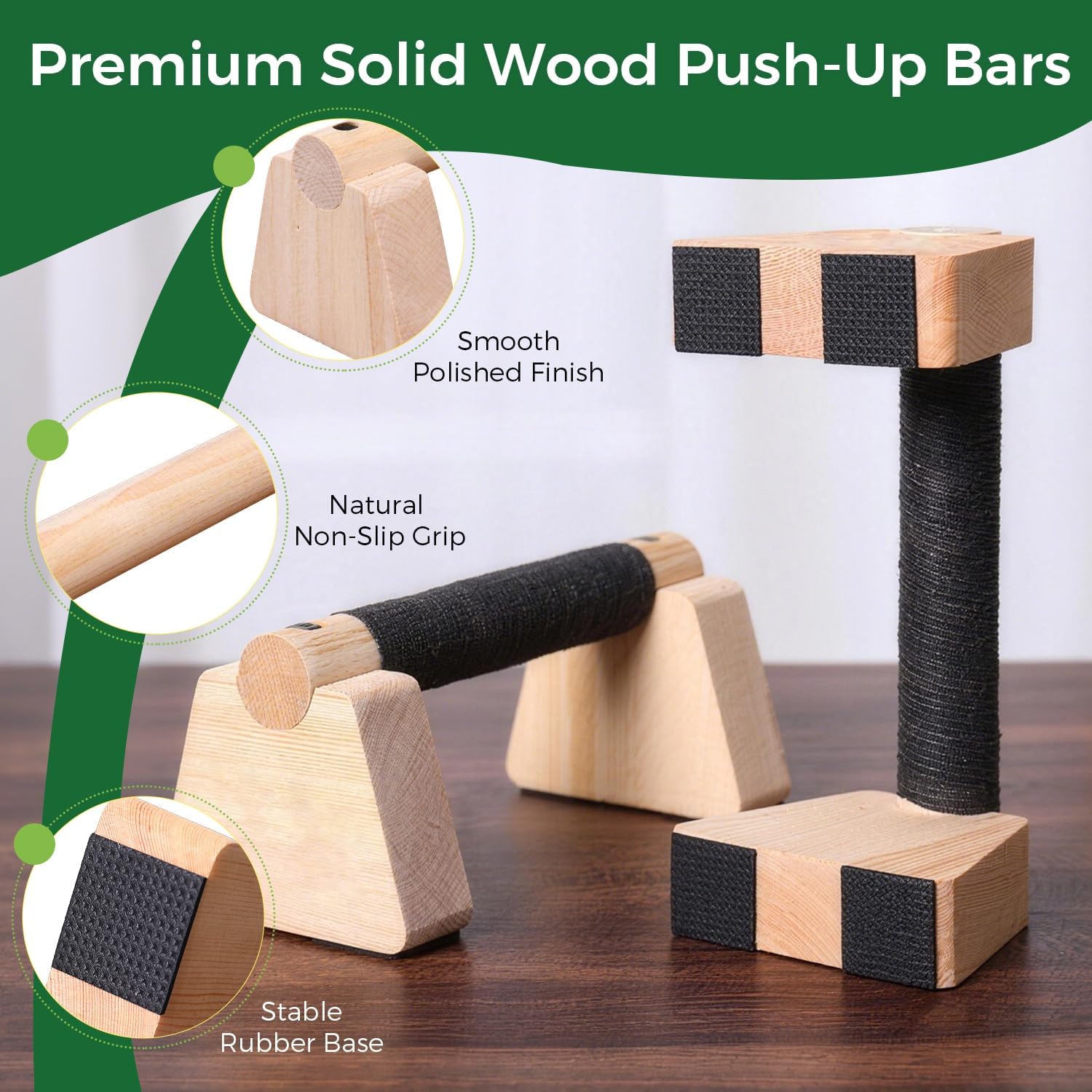 Barras de madera para flexione - Gymnastic Bar Home reseña y precio